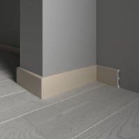 Плинтус напольный ударопрочный влагостойкий (бежевый; 80Х13Х2400 мм) Decor-Dizayn 706-74