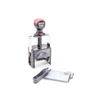 Цифровой самонаборный датер GRM 5460 Dater Type Metal 4 строки с двумя кассами 6005 и 6006 120200206