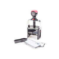 Цифровой самонаборный датер GRM 5460 Dater Type Metal 4 строки с двумя кассами 6005 и 6006 120200206