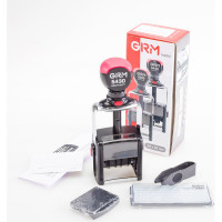 Цифровой самонаборный датер GRM 5430 Dater Type Metal 2 строки с кассой 6005 120200201