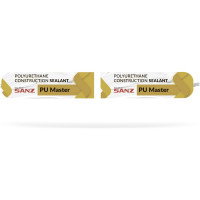 Полиуретановый строительный клей-герметик SANZ PU MASTER 40 (серый; 600 мл) PU-M-GR-0911