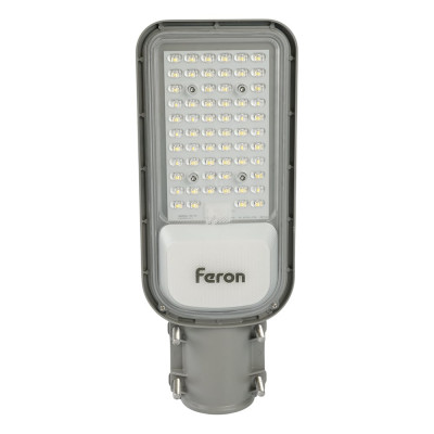 Уличный консольный светодиодный светильник FERON SP3040, 80W, 5000К, 9600Lm, серый, 41549