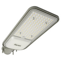 Уличный консольный светодиодный светильник FERON SP3040, 100W, 5000К, 12000Lm, серый, 41550