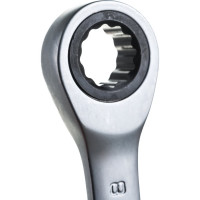 Гаечный ключ Thorvik CSRW08 комбинированный трещоточный короткий, 8 мм 53517