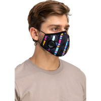 Полумаска RINIDI Silver Nano Стробоскоп Артемия Лебедева, 4-х слойная FPP-15 Стробо-Nano