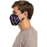 Полумаска RINIDI Silver Nano Стробоскоп Артемия Лебедева, 4-х слойная FPP-15 Стробо-Nano