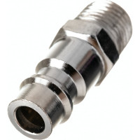 Штуцер быстросъемный 10 шт, рапид EURO папа – наружная резьба M1/4 Pegas pneumatic 3103