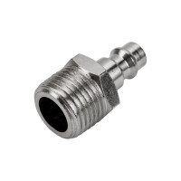 Штуцер быстросъемный 10 шт, рапид EURO папа – наружная резьба M1/2 Pegas pneumatic 3108