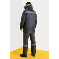 Утепленный костюм СОЮЗСПЕЦОДЕЖДА Ямал, темно-серый/черный, р. 56-58, рост 182-188 2000000009285