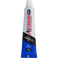 Силиконовый высокопрочный герметик-прокладка АВТОСИЛ 11321 (черный; 100 г) 11321-100-В