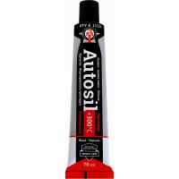 Силиконовый высокопрочный герметик-прокладка АВТОСИЛ 11321 (черный; 100 г) 11321-100-В