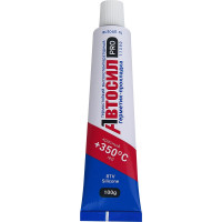 Силиконовый термостойкий герметик-прокладка АВТОСИЛ 11390 (красный; 100 г) 11390-100-В