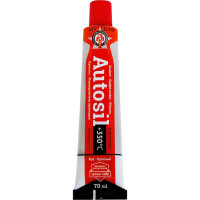 Силиконовый термостойкий герметик-прокладка АВТОСИЛ 11390 (красный; 100 г) 11390-100-В