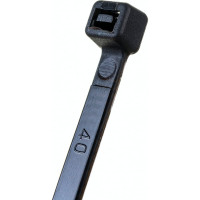 Нейлоновые стяжки FORTISFLEX НСС EasyFix 5x200 черный, 100 шт. 84817