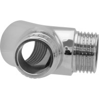 Тройник сантехнический MPF 1/2" хромированный Y-образный внутренняя-наружная-наружная резьба (хром) ИС.072746