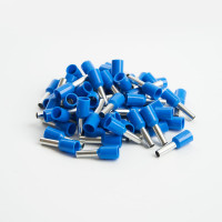 Штыревой втулочный изолированный наконечник STEKKER НШВИ 2,5-8 LD405-258 (ОПТ упаковка 100 шт) 39435