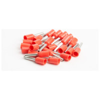 Штыревой втулочный изолированный наконечник STEKKER НШВИ 1-8, LD405-108 (DIY упаковка 25 шт) 39376