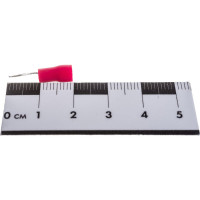 Кольцевой изолированный наконечник STEKKER М4 0,5-1,5 - 0,6 мм, красный 10 шт 39368