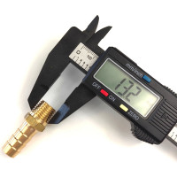 Штуцер Профитт латунный пневмо 1/4" НР х 10 мм 9276614