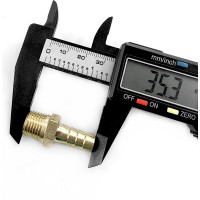 Штуцер Профитт латунный пневмо 1/4" НР - 8 мм, 10 шт 9276607