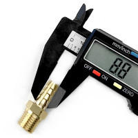 Штуцер Профитт латунный пневмо 1/4" НР - 8 мм, 10 шт 9276607