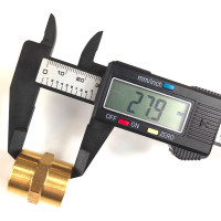 Муфта Профитт латунная пневмо 1/2" ВР, 10 шт 9276041