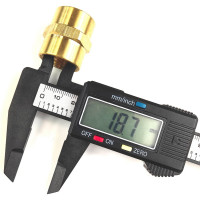 Муфта Профитт латунная пневмо 1/2" ВР, 10 шт 9276041