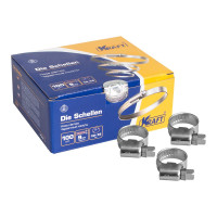 Червячный хомут KRAFT 10-16 мм, уп. 100 шт. KT 880201