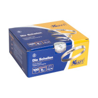 Червячный хомут KRAFT 10-16 мм, уп. 100 шт. KT 880201