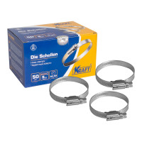 Червячный хомут KRAFT 32-50 мм, уп. 50 шт. KT 880207