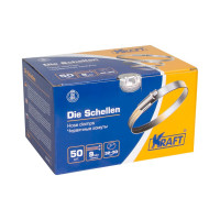 Червячный хомут KRAFT 32-50 мм, уп. 50 шт. KT 880207