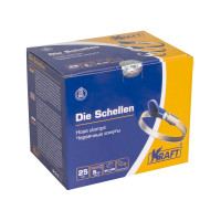 Хомут с ключом KRAFT 80-100 мм, уп. 25 шт. KT 880512