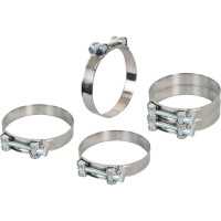 Силовой хомут из нержавеющей стали KRAFT W2, 122-130 мм, уп. 5 шт. KT 880535