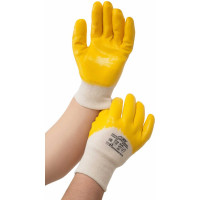 Трикотажные перчатки с нитриловым покрытием Gigant, размер 10, GHG-09