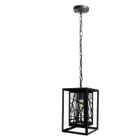 Садово-парковый светильник FERON серии «Ницца», PL642 60W, E27, IP44, черный, 4-х гранник 11648