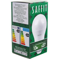 Светодиодная лампа SAFFIT SBG4513, G45 шар, 13W 230V E27 4000К, 1070Lm 55161