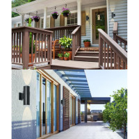 Уличный светодиодный светильник FERON DH0708, серия Бостон, 15W, 3000К, 2400Lm, IP54, черный 11666