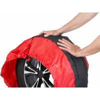 Чехлы для хранения автомобильных колес AutoFlex 4 шт., размер от 15” до 20”, цвет черный 80401