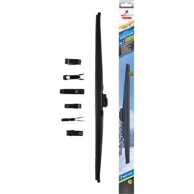 Щетка стеклоочистителя зимняя WINTER 28"/70 см, 7 адаптеров SKYBEAR 703280
