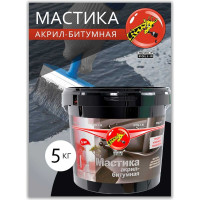 Акрил-битумная мастика Poli-R 5 кг 14496