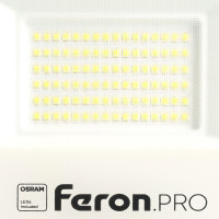 Светодиодный многоматричный прожектор FERON LL-1000, 50W, 6400К, 6000Lm, IP65, 45хOSRAM чёрный 41540