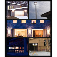 Светодиодный многоматричный прожектор FERON LL-1000, 50W, 6400К, 6000Lm, IP65, 45хOSRAM чёрный 41540