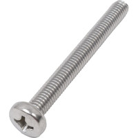 Винт КРЕП-КОМП полуцилиндрическая головка, нержавейка, DIN7985, А2, 6х55, 10 шт. вцн655мф