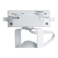 Трековый однофазный светильник на шинопровод FERON GU10, AL191, 50W, 230V, белый 41591