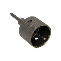 Коронка буровая по бетону с оснасткой Master TCT-72 (72 мм; М22; SDS-plus) EKF tct-72-m22