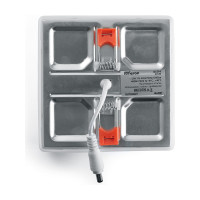 Светодиодный светильник FERON AL514 встраиваемый с регулируемым монтажным диаметром (до 190 мм) 26W 4000K белый серия FlexyRim 41572