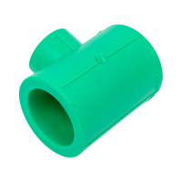 Переходной тройник Blue Ocean 32x20x32, полипропиленовый, зеленый PPRF/RT G -32x20x32