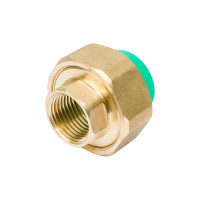 Комбинированная разъемная муфта - американка с внутренней резьбой Blue Ocean 32x1, полипропиленовая, зеленая PPRF/UAF(G)-32x1"