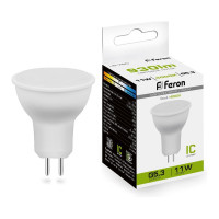Светодиодная рефлекторная лампа FERON LB-760, MR16 11W 230V G5.3 4000К, 930Lm 38138