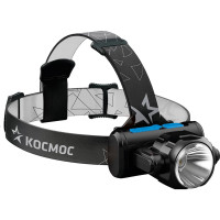 Светодиодный налобный фонарь КОСМОС 3Вт XPE, 5Вт COB, 1200Mah LI-On, зарядка Micro USB KOCH5WLi-On